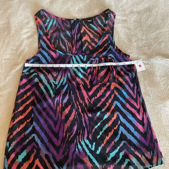 ASOS Animal Print Sleeveless Top - Size S - Picture 6 of 8